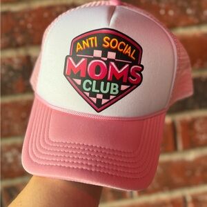 Anti social moms club trucker hat